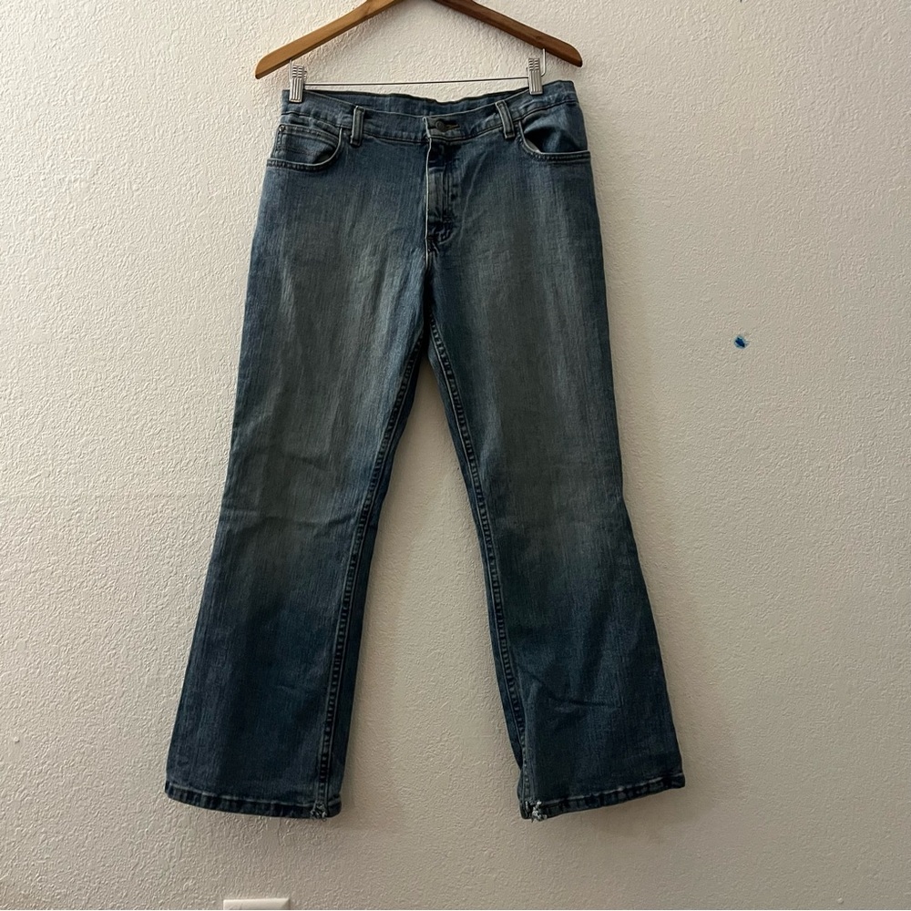 Wrangler Blue Flare Wide Leg Jeans